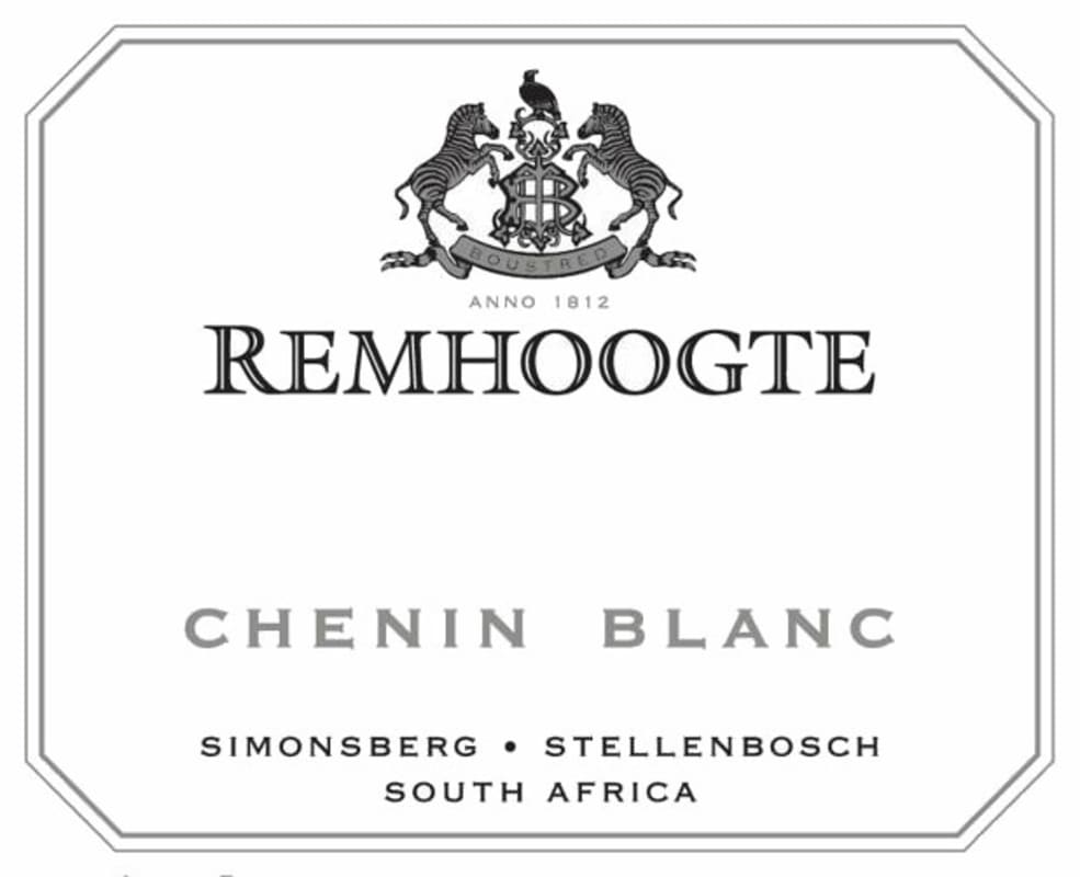 Remhoogte Stellenbosch Chenin Blanc 2015 Front Label