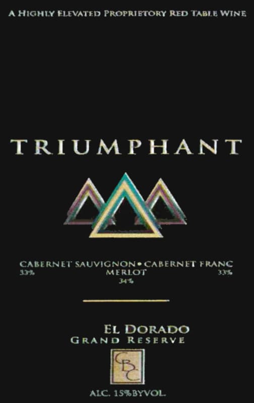 Crystal Basin Cellars Triumphant Grand Reserve 2006 Front Label