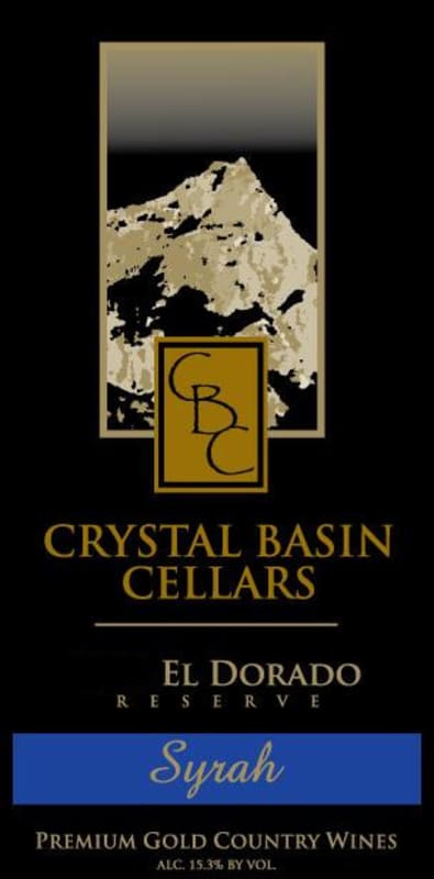 Crystal Basin Cellars Reserve Syrah 2009 Front Label
