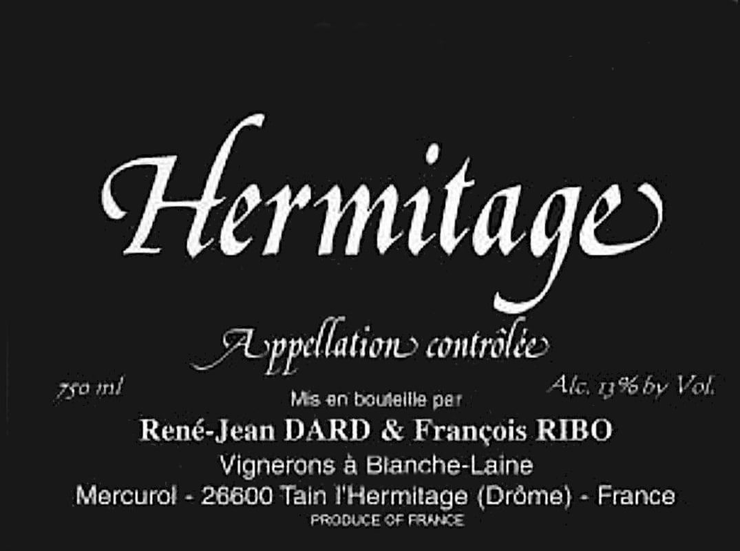 Dard et Ribo Hermitage 2014 Front Label