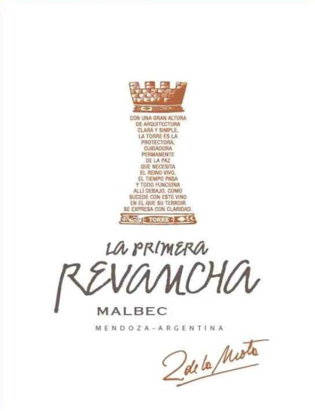 Revancha Vinos Malbec 2013 Front Label