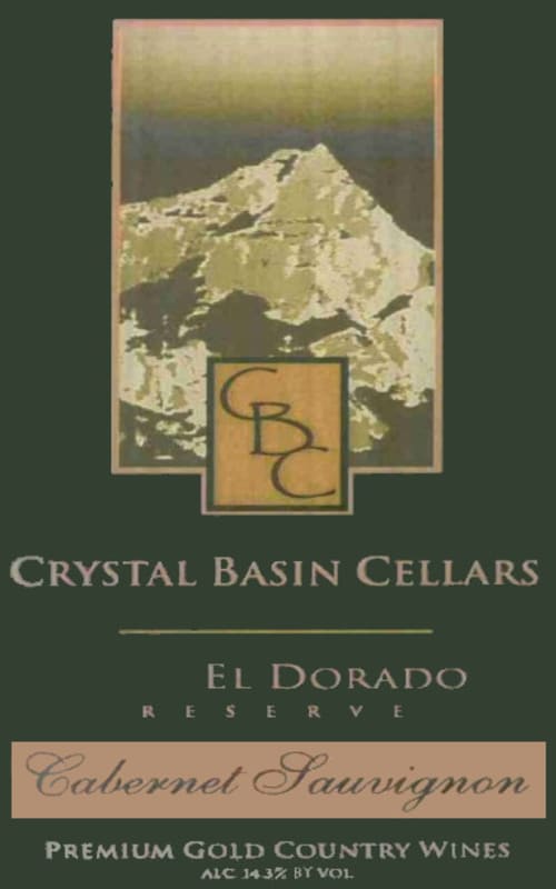Crystal Basin Cellars Reserve Cabernet Sauvignon 2006 Front Label