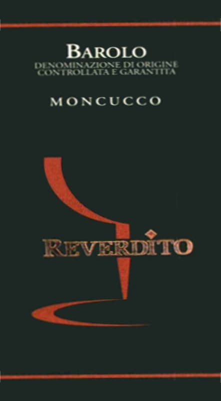 Reverdito Barolo Moncucco 2006 Front Label