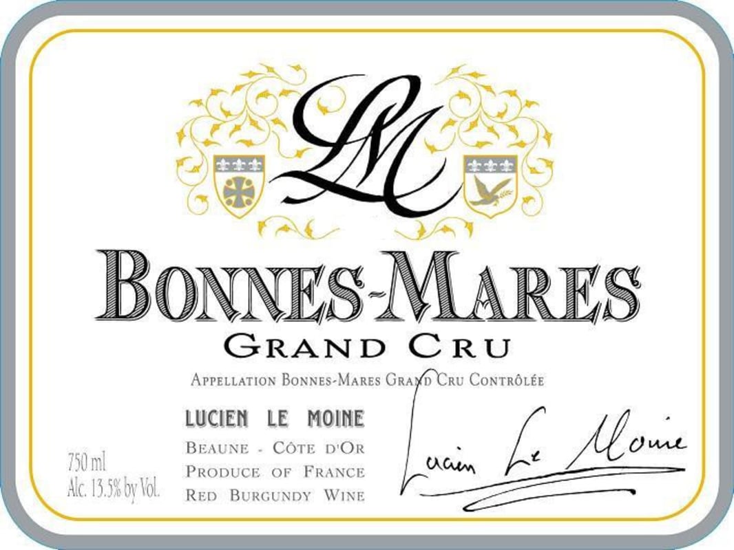 Lucien Le Moine Bonnes Mares 2013 Front Label