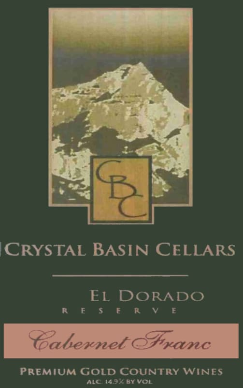 Crystal Basin Cellars Reserve Cabernet Franc 2006 Front Label