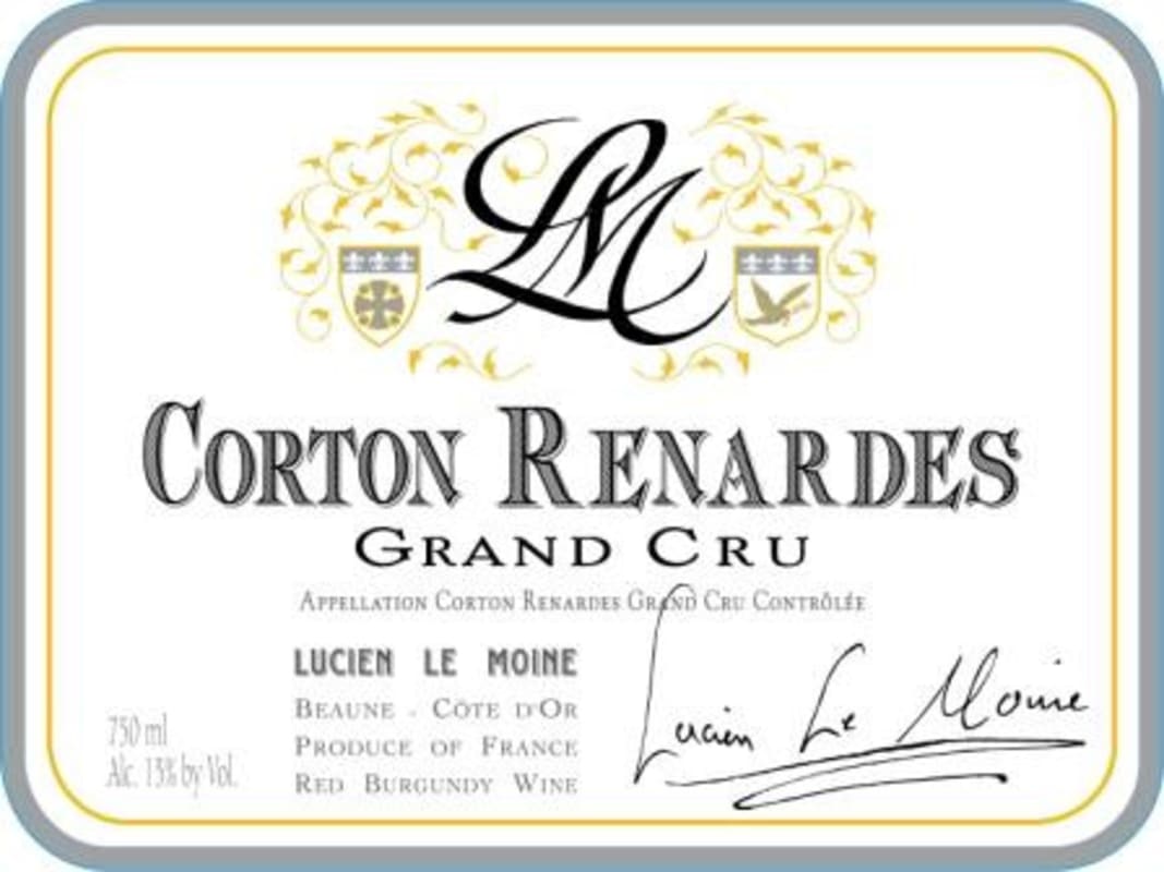Lucien Le Moine Corton Renardes Grand Cru 2011 Front Label