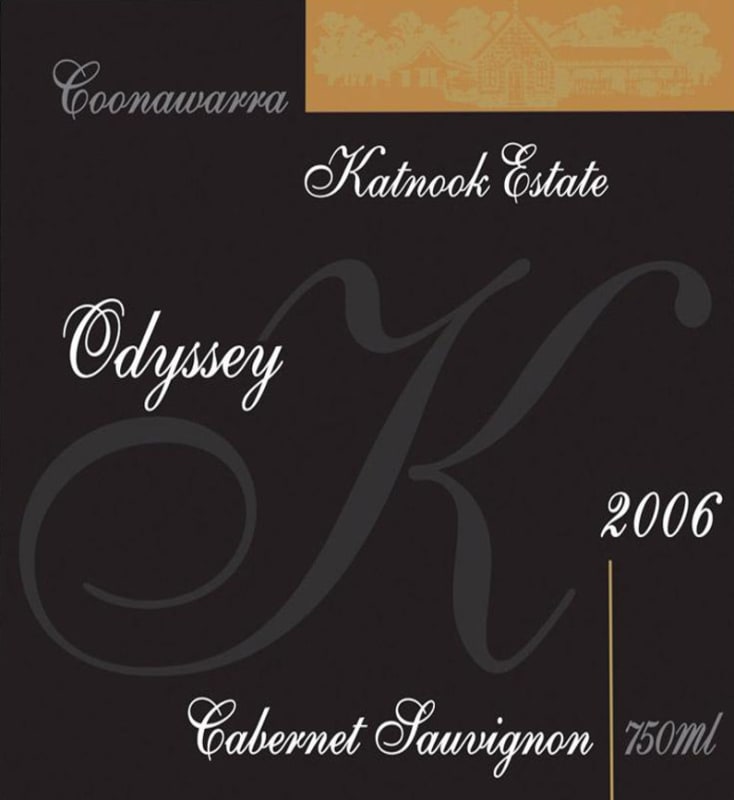 Katnook Estate Odyssey Cabernet Sauvignon 2006 Front Label