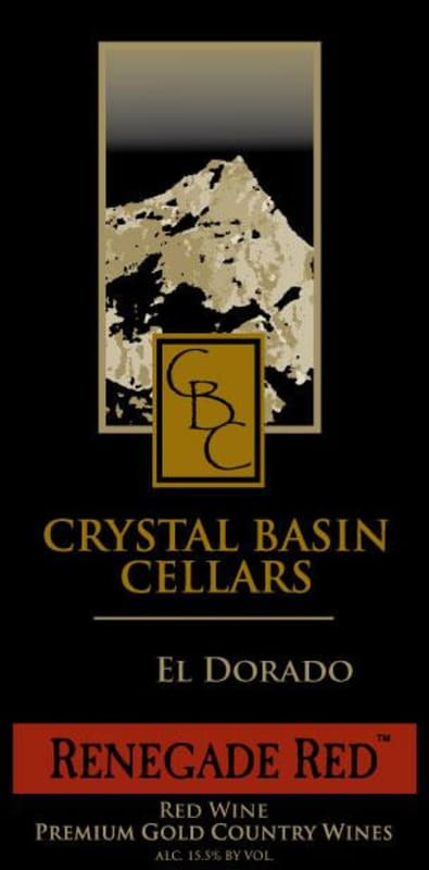 Crystal Basin Cellars Renegade Red 2011 Front Label