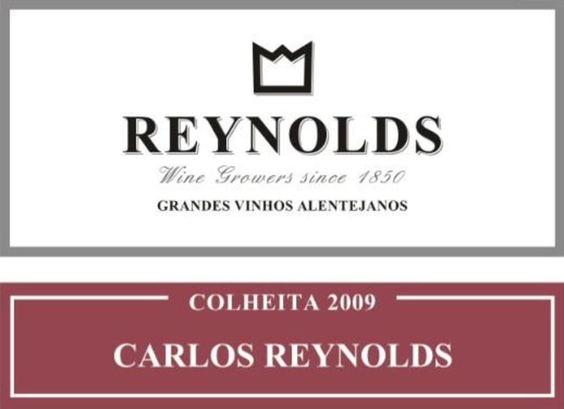 Reynolds Wine Growers Carlos Reynolds 2009 Front Label