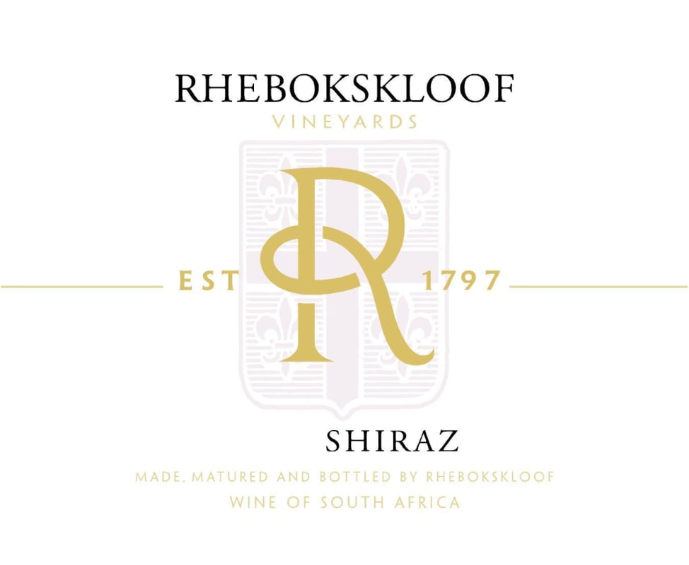 Rhebokskloof Shiraz 2012 Front Label