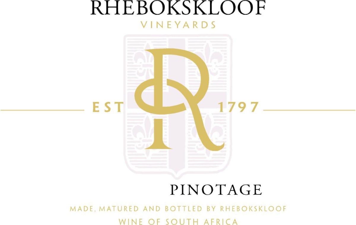 Rhebokskloof Pinotage 2012 Front Label