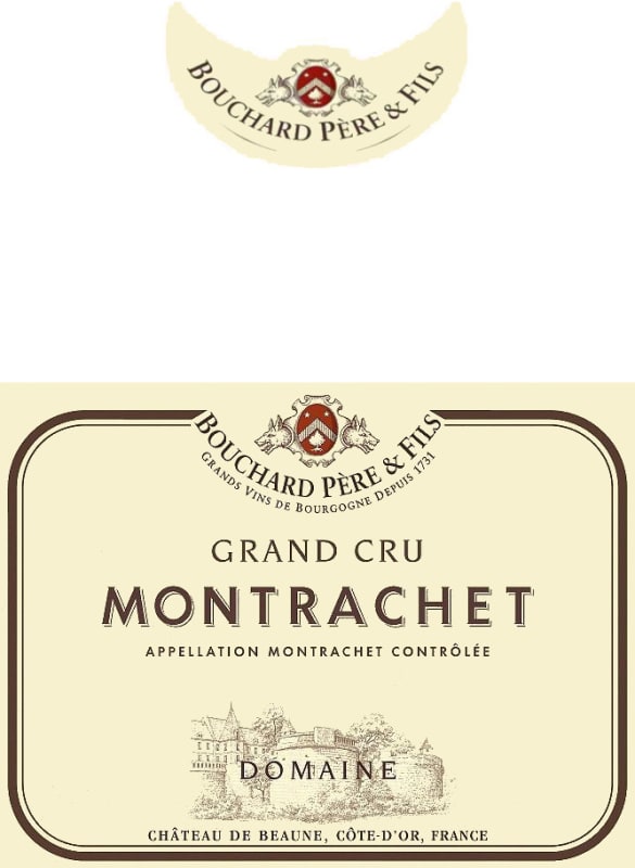 Bouchard Pere & Fils Montrachet Grand Cru 2012 Front Label