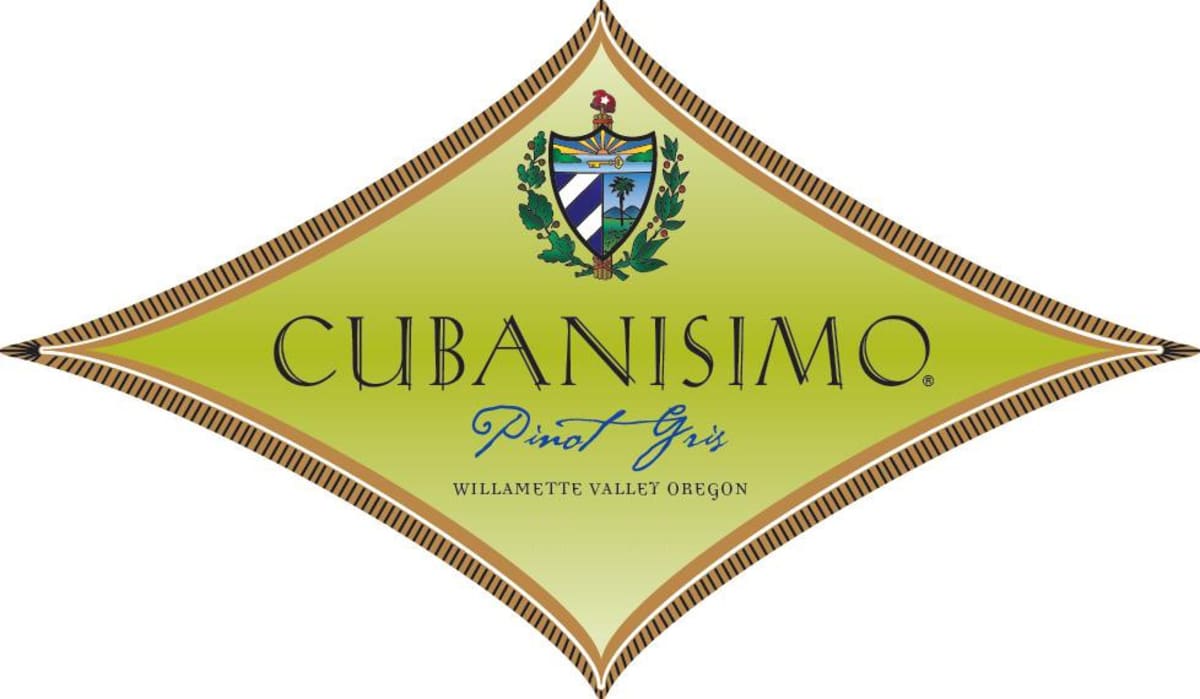 Cubanisimo Vineyards Pinot Gris 2015 Front Label