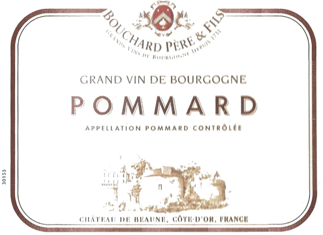 Bouchard Pere & Fils Pommard 2012 Front Label