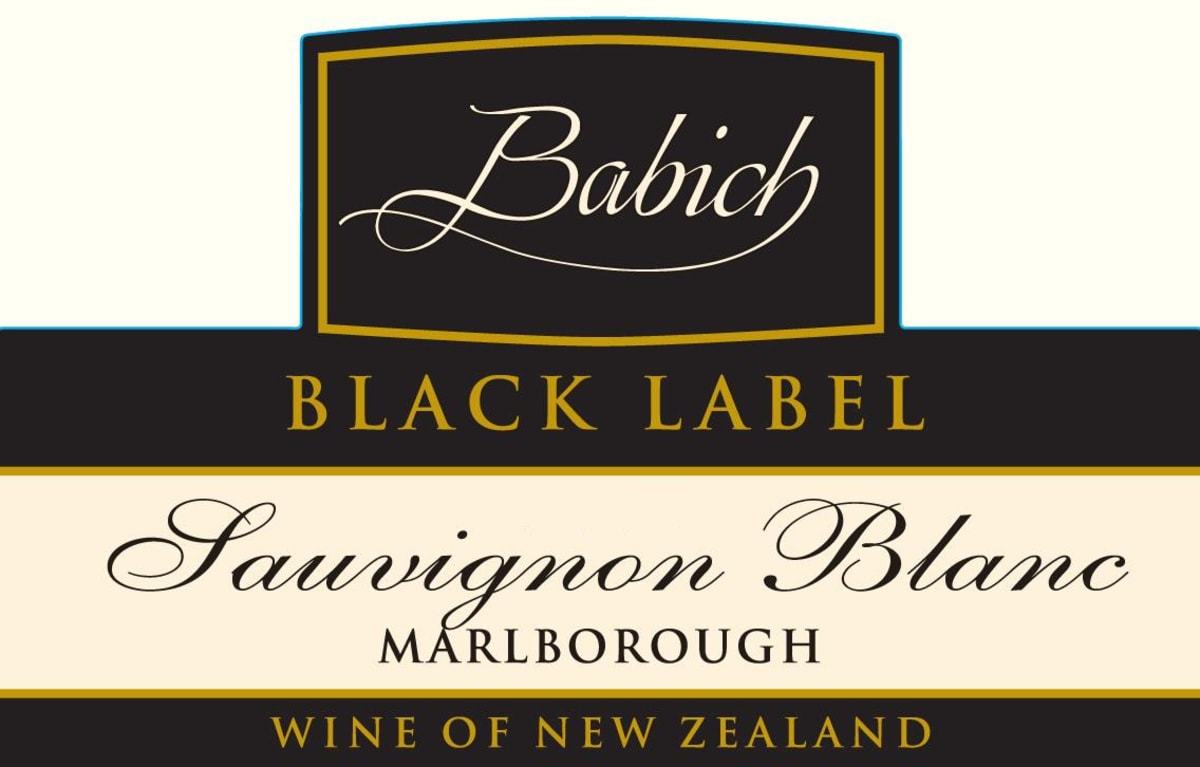 Babich Black Label Sauvignon Blanc 2015 Front Label