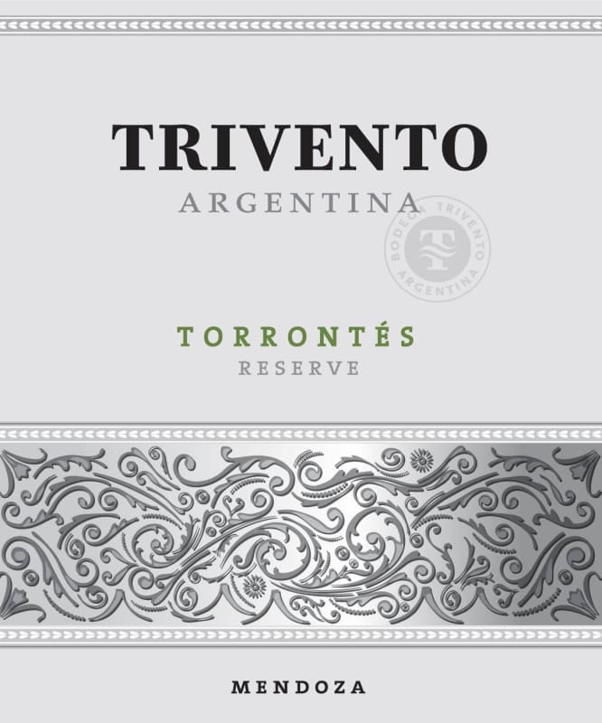 Trivento Reserve Torrontes 2015 Front Label