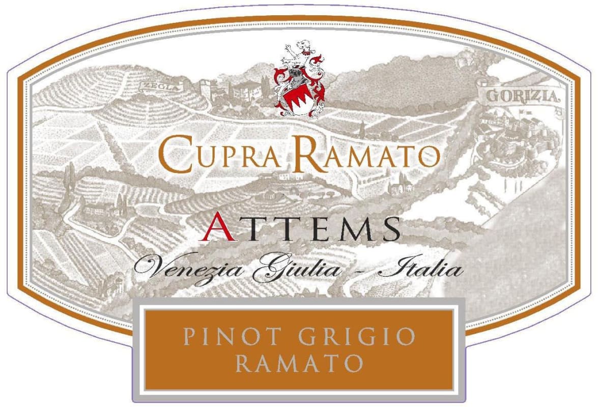 Attems Cupra Ramato Pinot Grigio 2011 Front Label