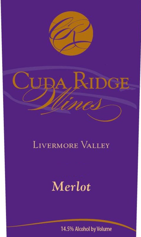 Cuda Ridge Wines Merlot 2010 Front Label