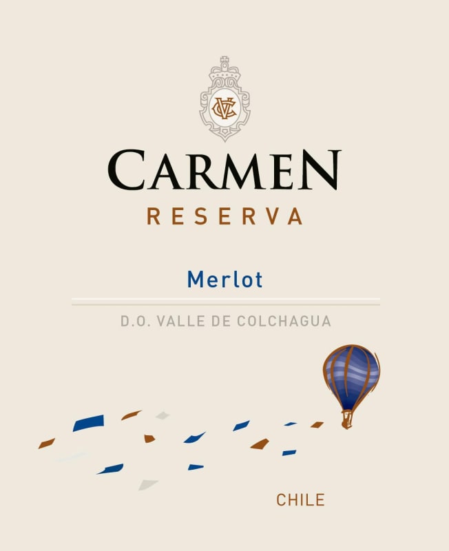 Carmen Reserve Merlot 2012 Front Label