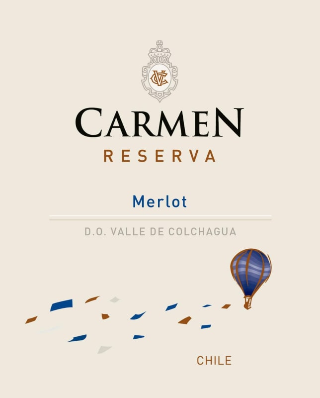 Carmen Reserve Merlot 2013 Front Label