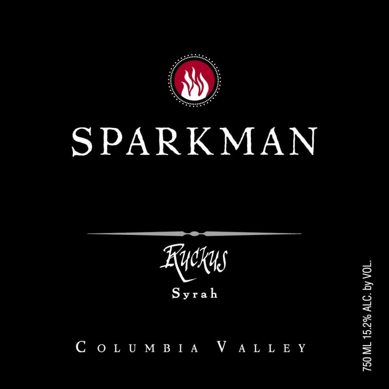 Sparkman Ruckus Syrah 2011 Front Label