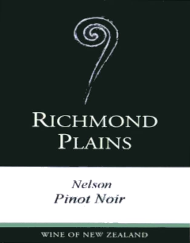 Richmond Plains Pinot Noir 2011 Front Label