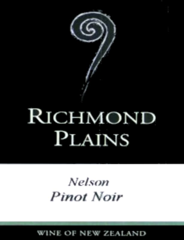 Richmond Plains Pinot Noir 2012 Front Label
