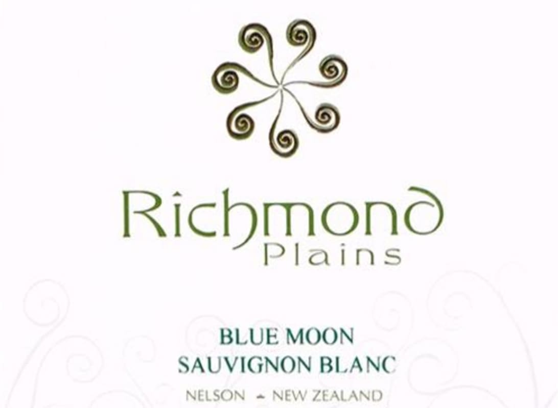 Richmond Plains Blue Moon Sauvignon Blanc 2014 Front Label