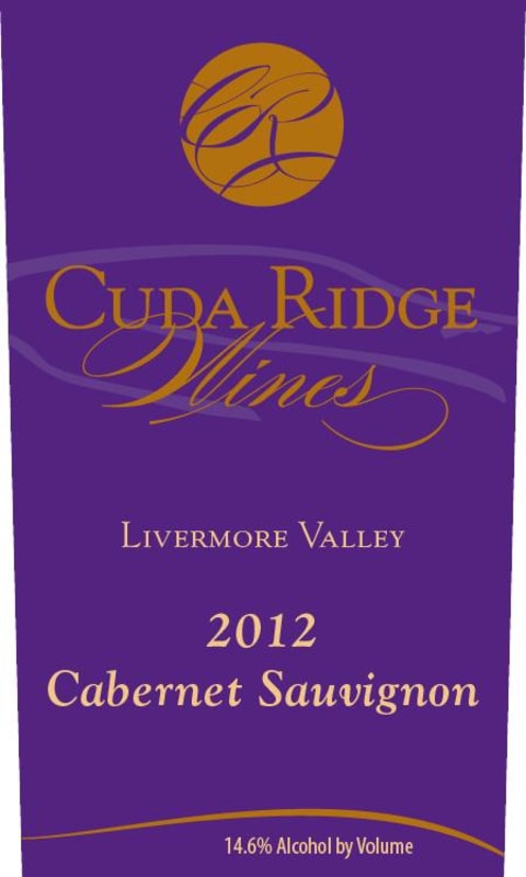 Cuda Ridge Wines Cabernet Sauvignon 2012 Front Label