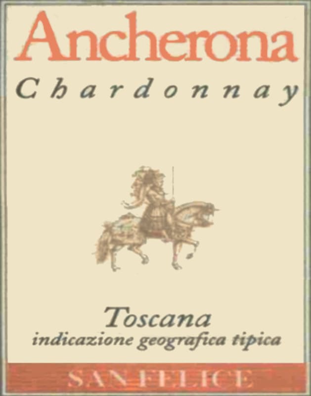 San Felice Ancherona Chardonnay 2002 Front Label