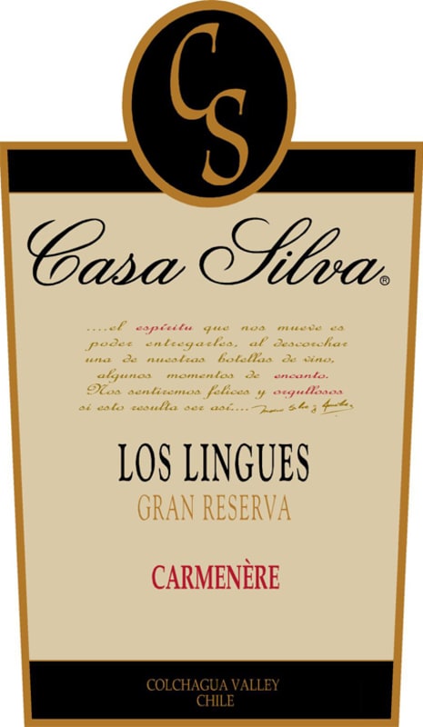 Casa Silva Gran Reserva Los Lingues Carmenere 2009 Front Label