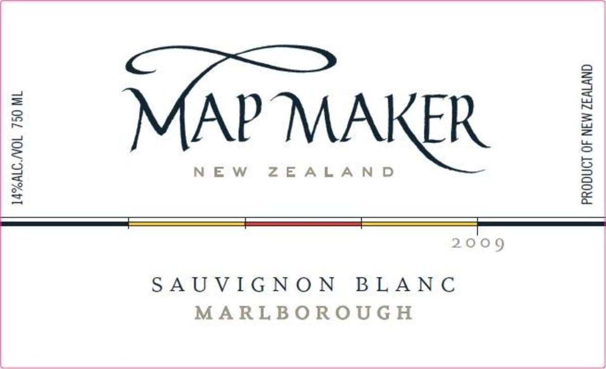 Staete Landt Map Maker Sauvignon Blanc 2009 Front Label