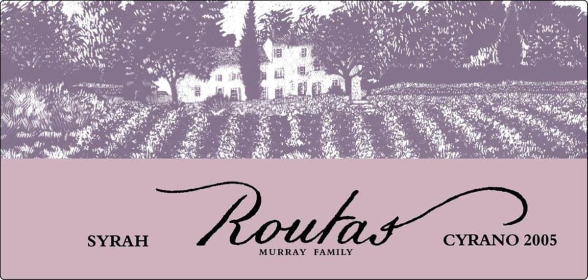 Chateau Routas Cyrano Syrah 2005 Front Label