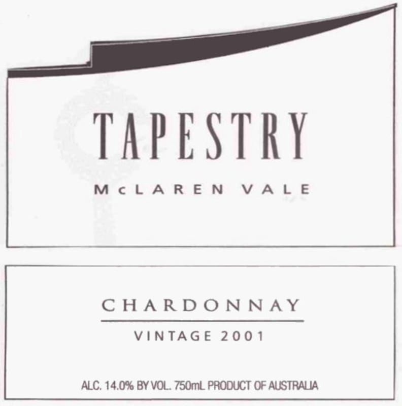 Tapestry Chardonnay 2001 Front Label