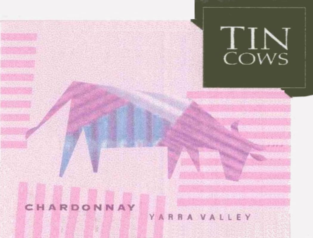 TarraWarra Estate Tin Cows Chardonnay 2002 Front Label