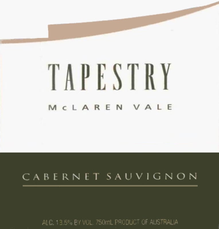 Tapestry Cabernet Sauvignon 2003 Front Label