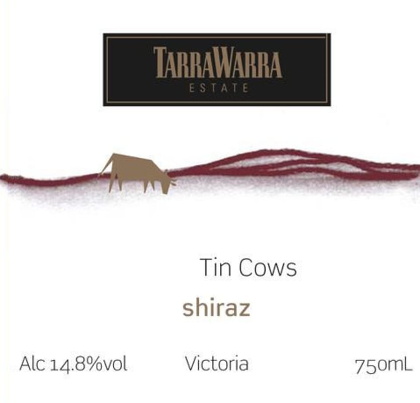TarraWarra Estate Tin Cows Shiraz 2005 Front Label
