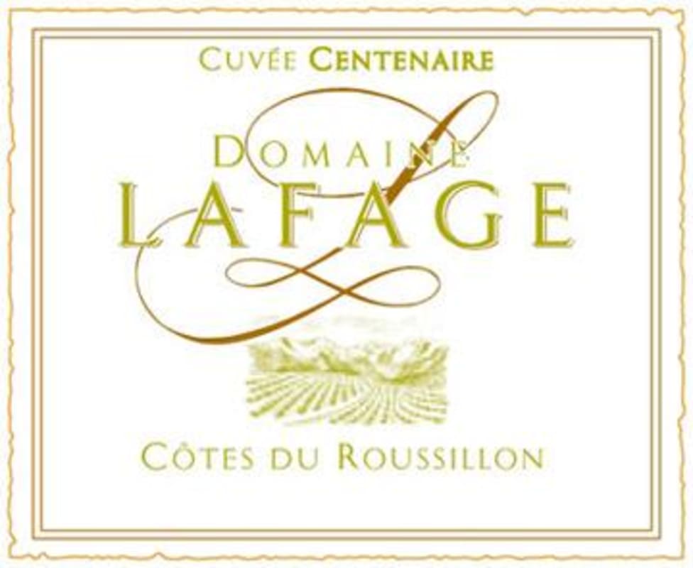Domaine Lafage Cuvee Centenaire Blanc 2010 Front Label