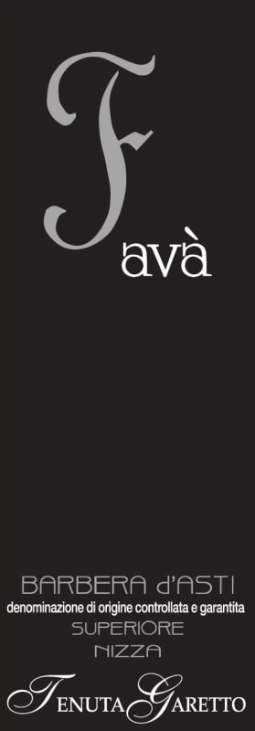 Tenuta Garetto Fava Barbera d'Asti 2015 Front Label