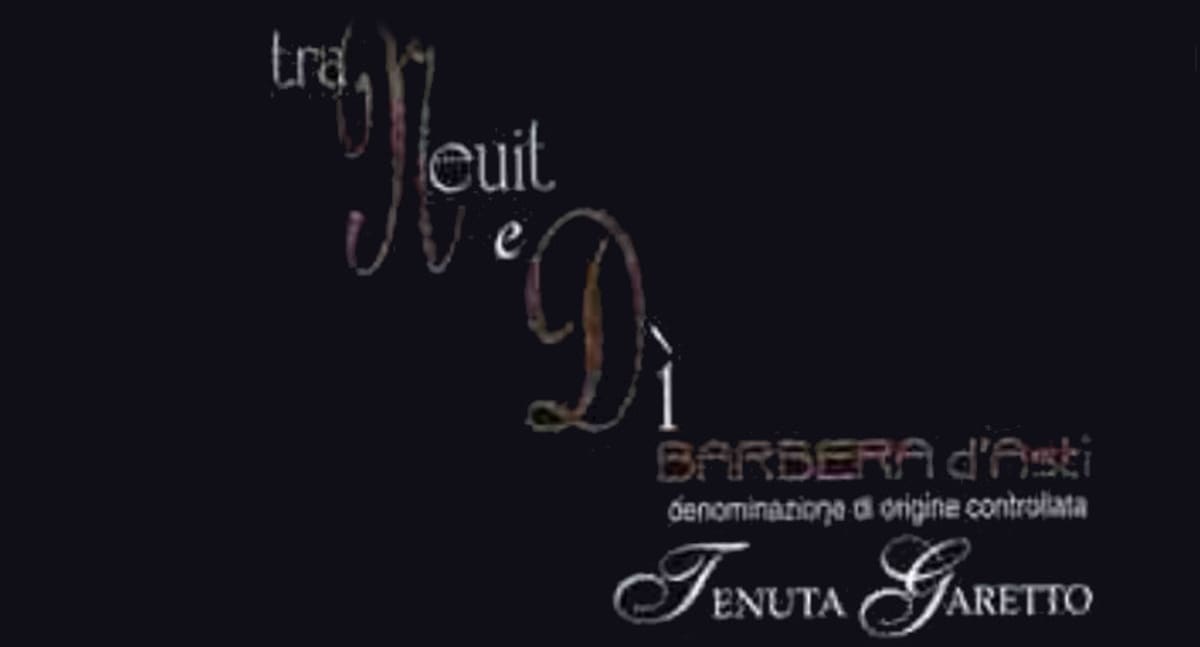 Tenuta Garetto Barbera d'Asti Tra Neit e Di 2003 Front Label