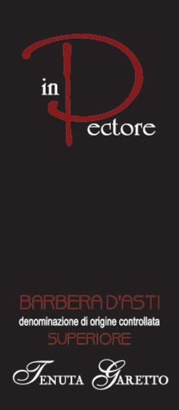 Tenuta Garetto Barbera d'Asti In Pectore 2012 Front Label