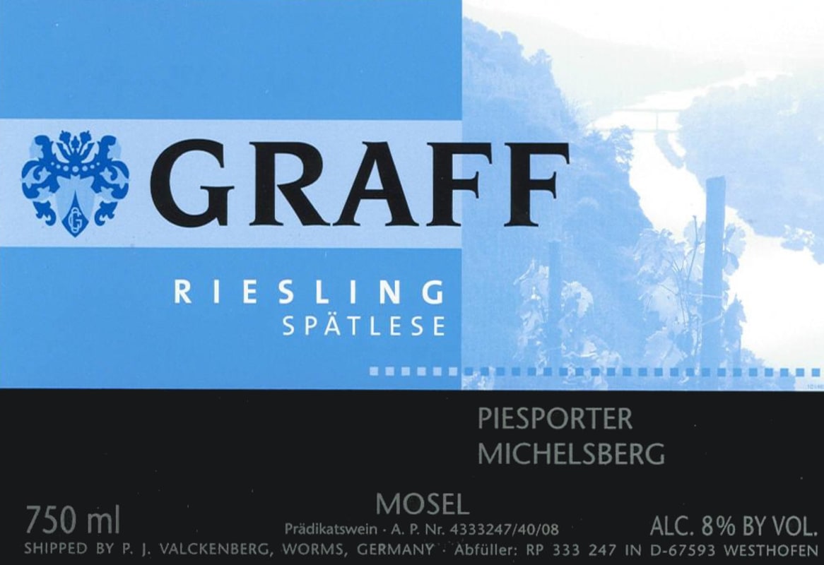 Carl Graff Piesporter Michelsberg Spatlese 2011 Front Label