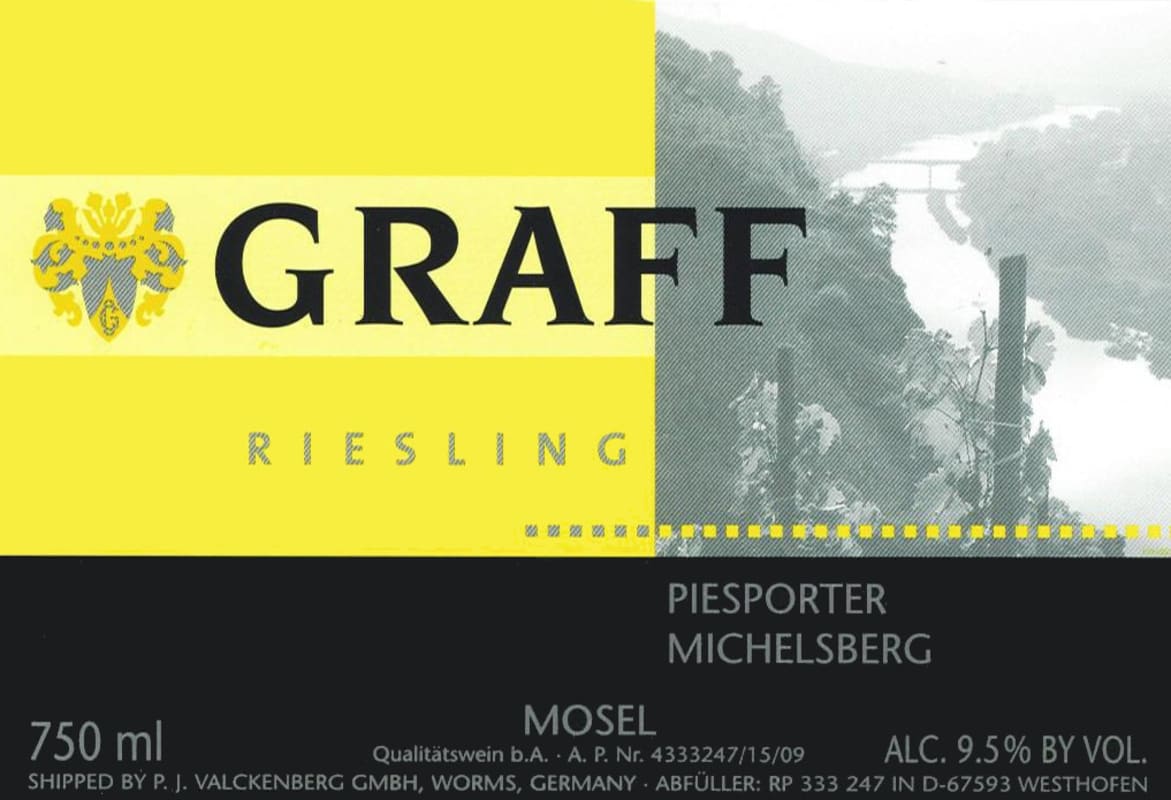 Carl Graff Piesporter Michels QbA 2014 Front Label