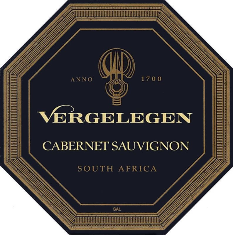 Vergelegen Cabernet Sauvignon 2004 Front Label