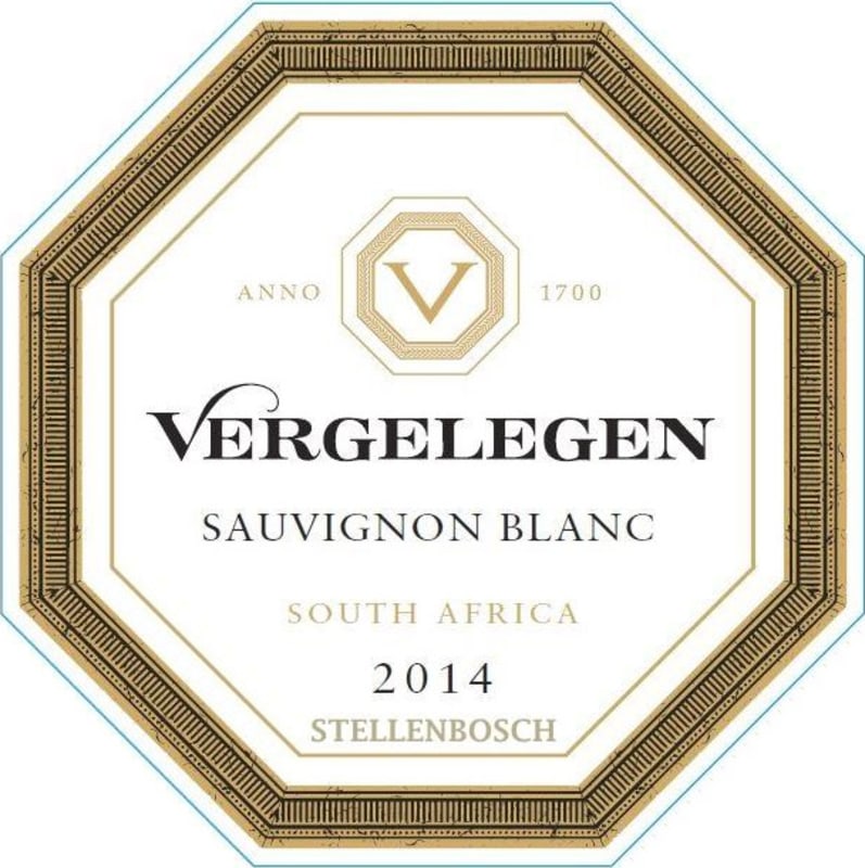 Vergelegen Sauvignon Blanc 2014 Front Label