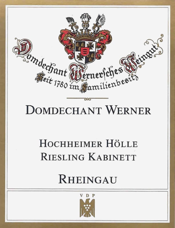 Domdechant Werner Hochheimer Holle Kabinett 2012 Front Label