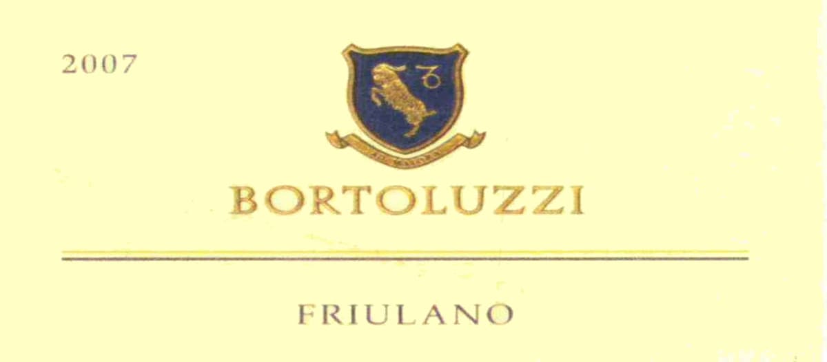 Bortoluzzi Friulano 2007 Front Label