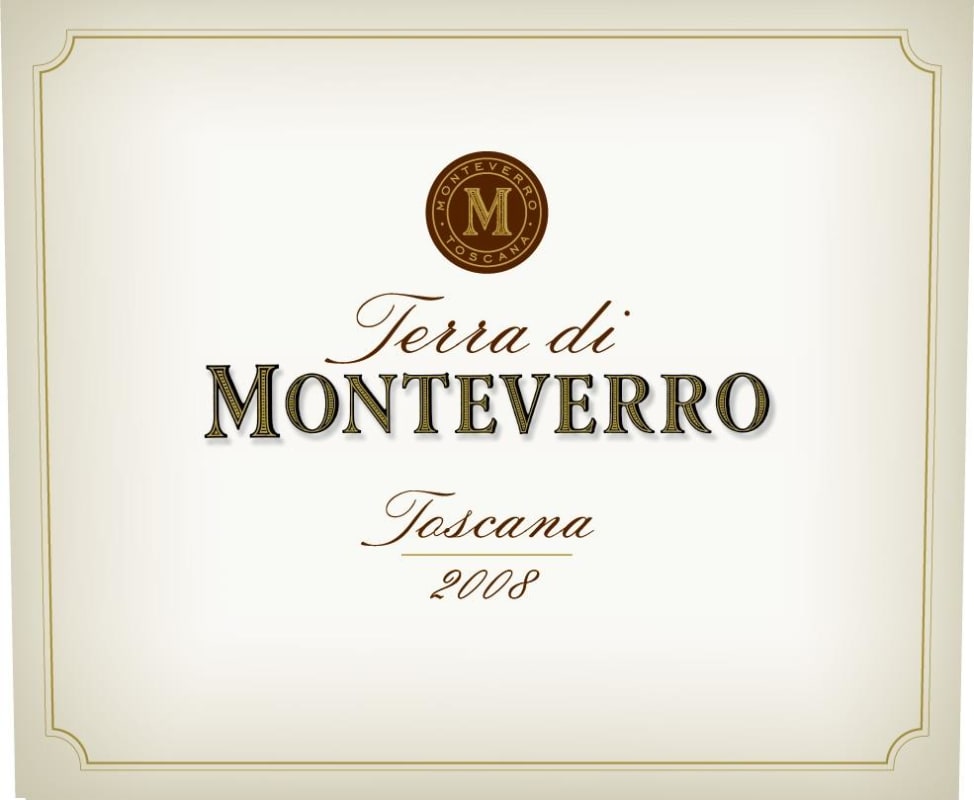 Monteverro Terra di Monteverro 2008 Front Label