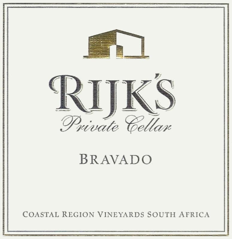 Rijk's Private Cellar Bravado 2002 Front Label