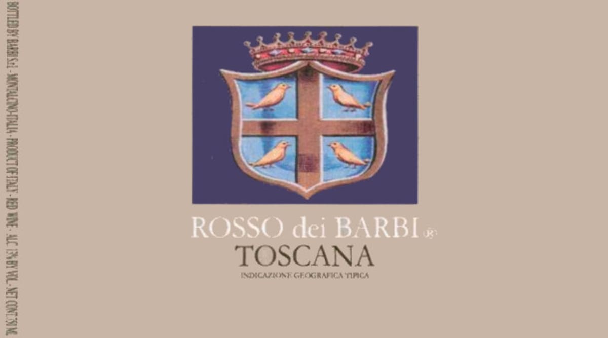 Fattoria dei Barbi Rosso dei Barbi 2007 Front Label